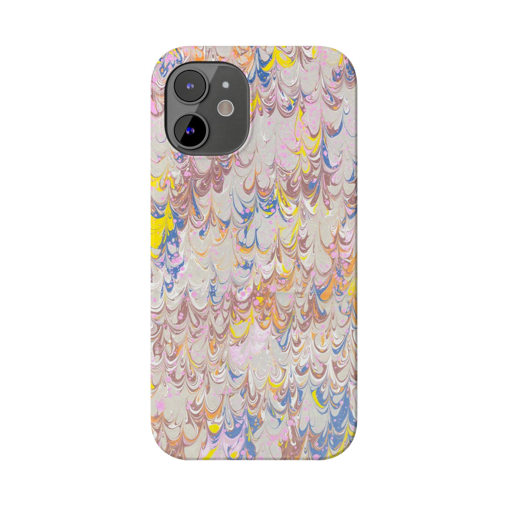 Multi-Color Italian Marbled Designed, Slim Phone Cases, Case-Mate