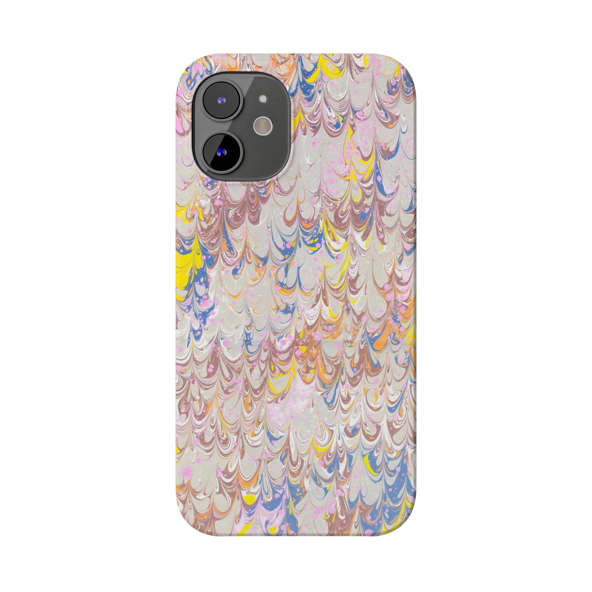 Multi-Color Italian Marbled Designed, Slim Phone Cases, Case-Mate