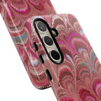 Shades of Pink Marbled Phone Case — Tough Protective Phone Cover