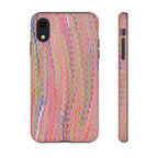 Pink Pastels Feather Marbled Vintage Design iPhone 16 + Samsung + Apple + Google - all models