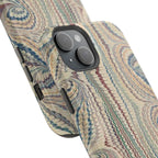 Italian Beige & Blue Marble Phone Case — Impact-Resistant Durable Case for Apple & Samsung