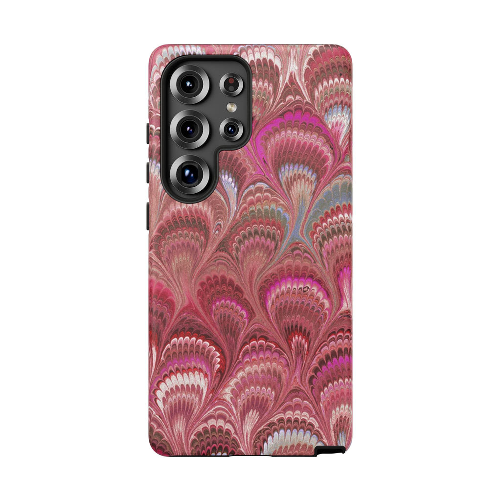 Shades of Pink Marbled Phone Case — Tough Protective Phone Cover