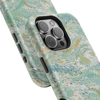 Mint Green Marbled Swirl Phone Case - Dual Layer