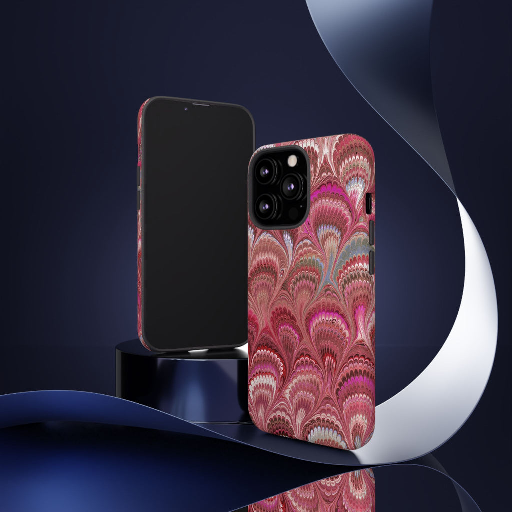 Shades of Pink Marbled Phone Case — Tough Protective Phone Cover