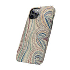 Beige and Neutrals Italian Vintage Marbled Paper Design on iPhone 17 + All Cases