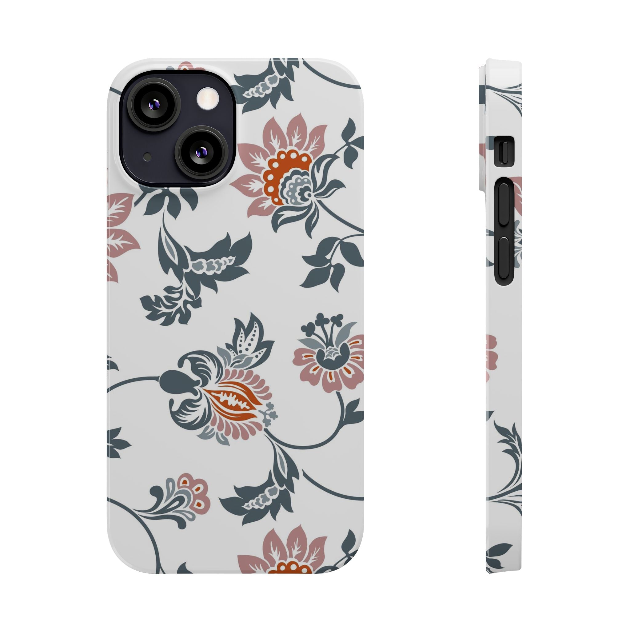 Pink and Green Floral