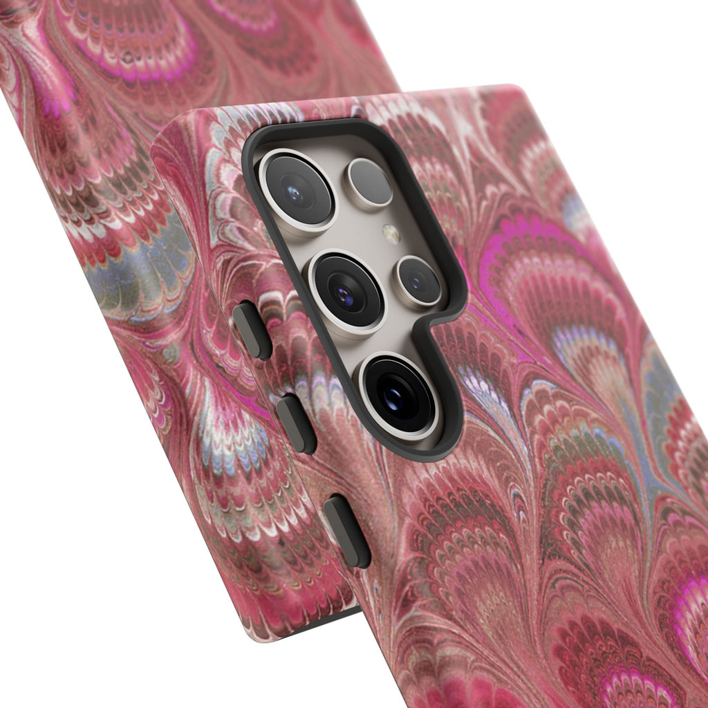 Shades of Pink Marbled Phone Case — Tough Protective Phone Cover