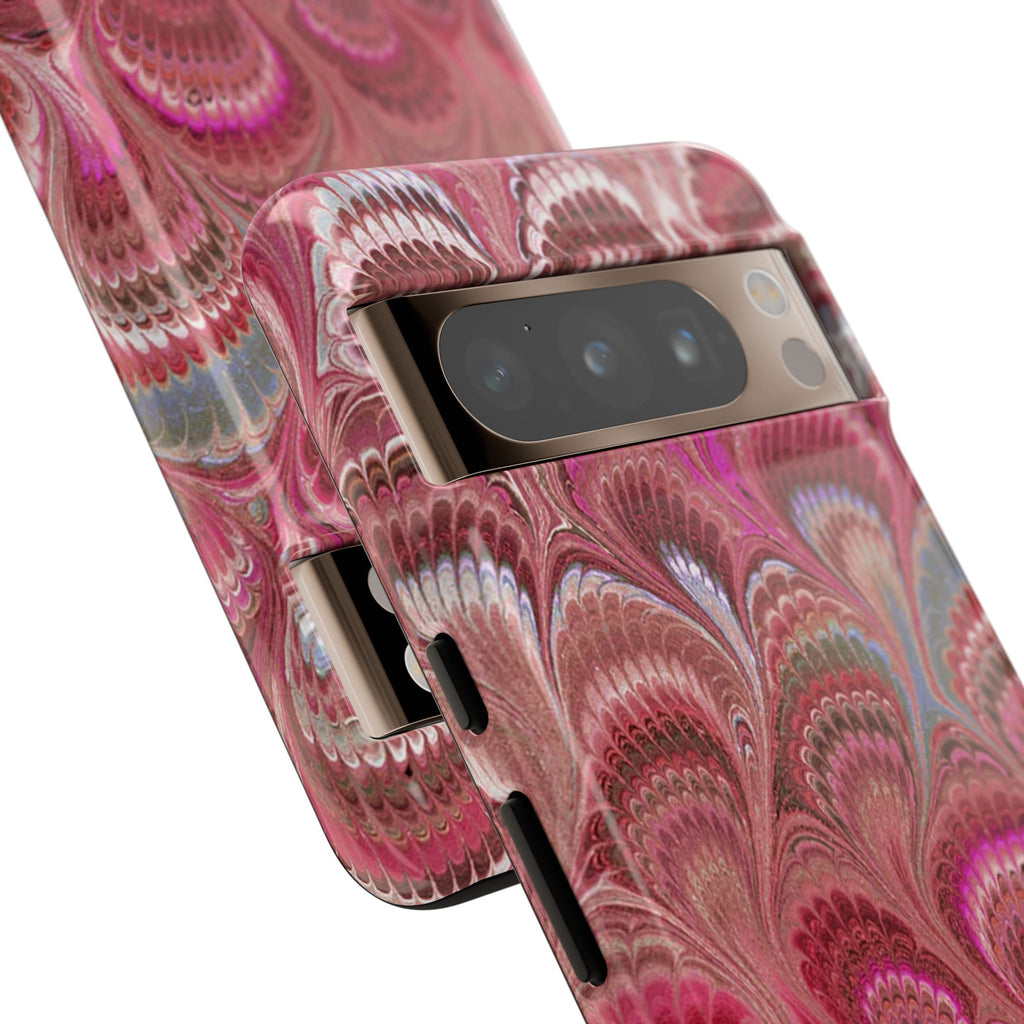 Shades of Pink Marbled Phone Case — Tough Protective Phone Cover