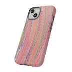Pink Pastels Feather Marbled Vintage Design iPhone 16 + Samsung + Apple + Google - all models