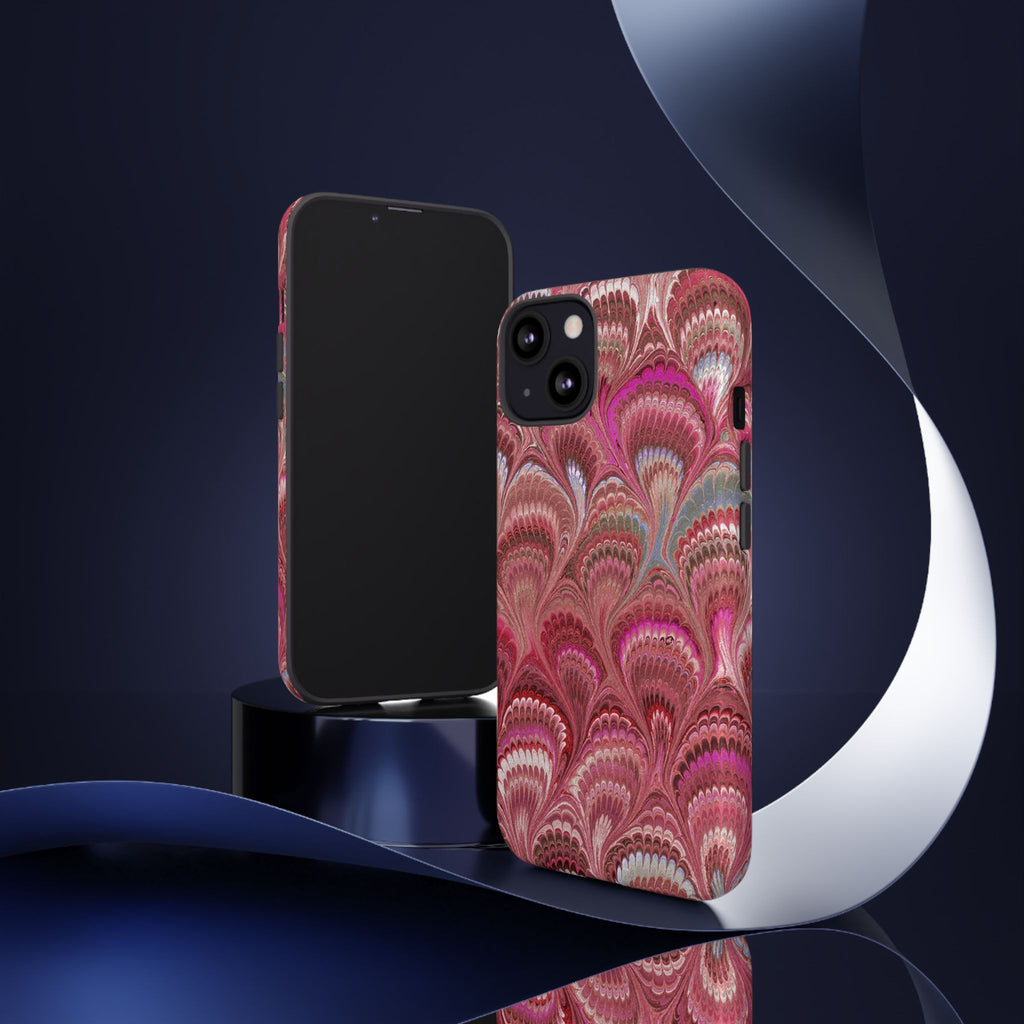 Shades of Pink Marbled Phone Case — Tough Protective Phone Cover