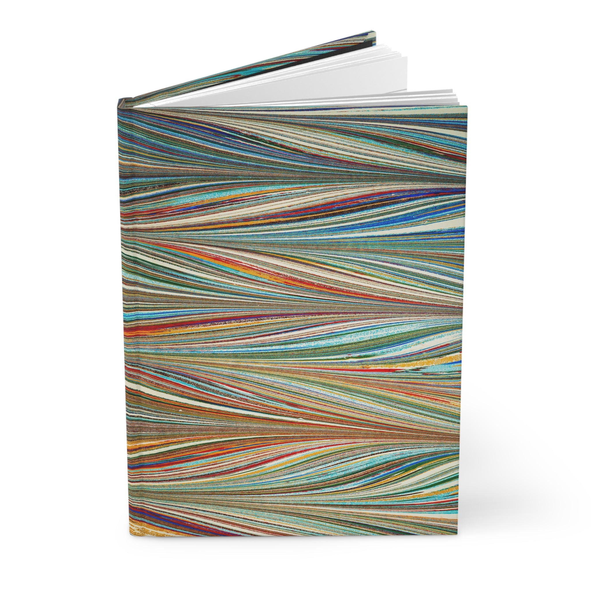 Multi-Color Vintage Italian Marbled Hardcover Journal