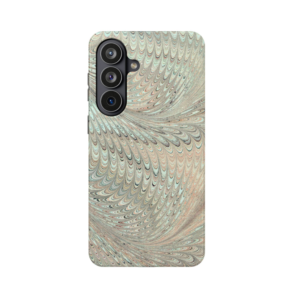 Mag Safe Italian Marble - Green Mint Dual Layer Phone Case