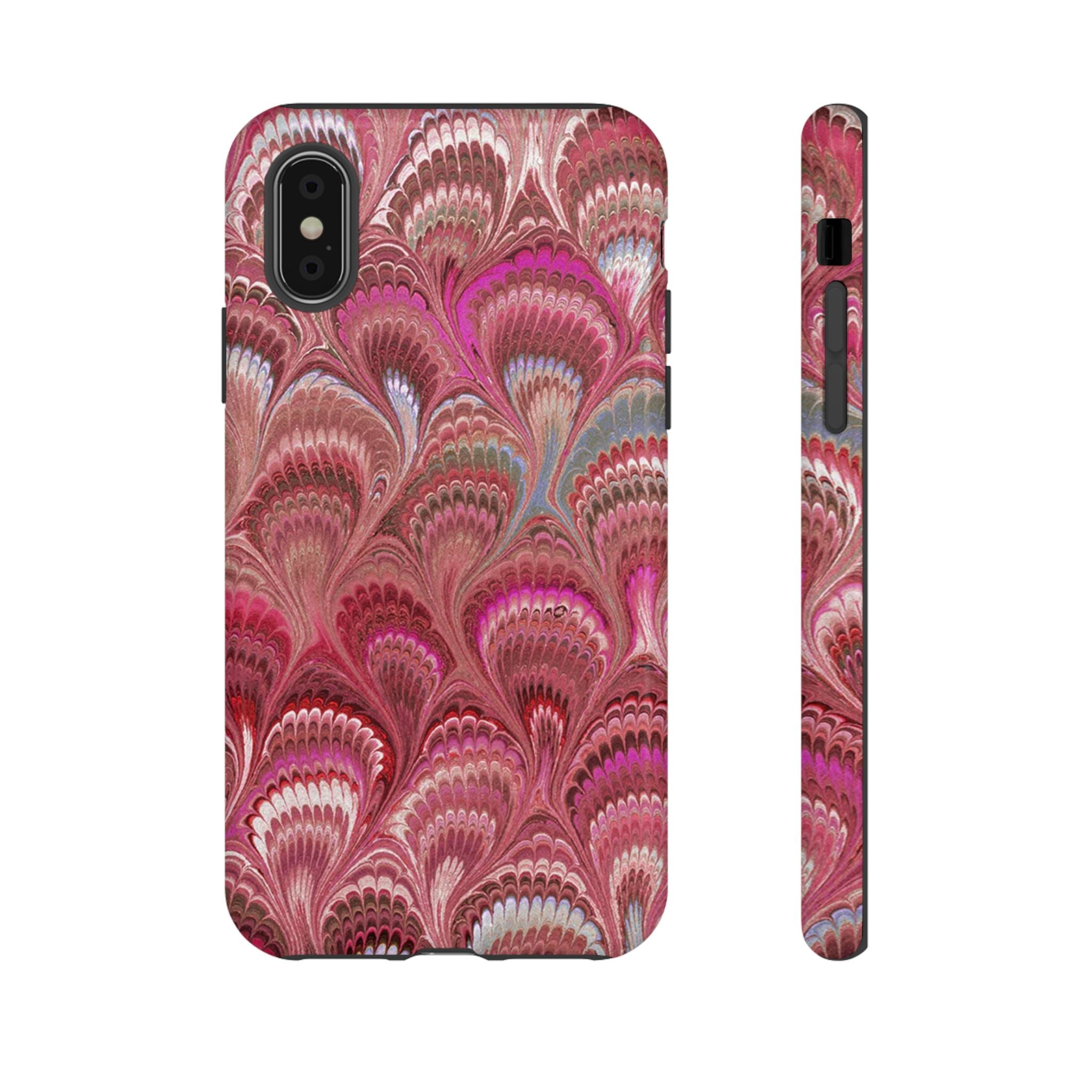 Shades of Pink Marbled Phone Case — Tough Protective Phone Cover