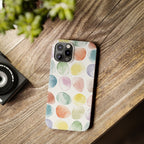 Colorful Watercolor Organic Circle Phone Cases