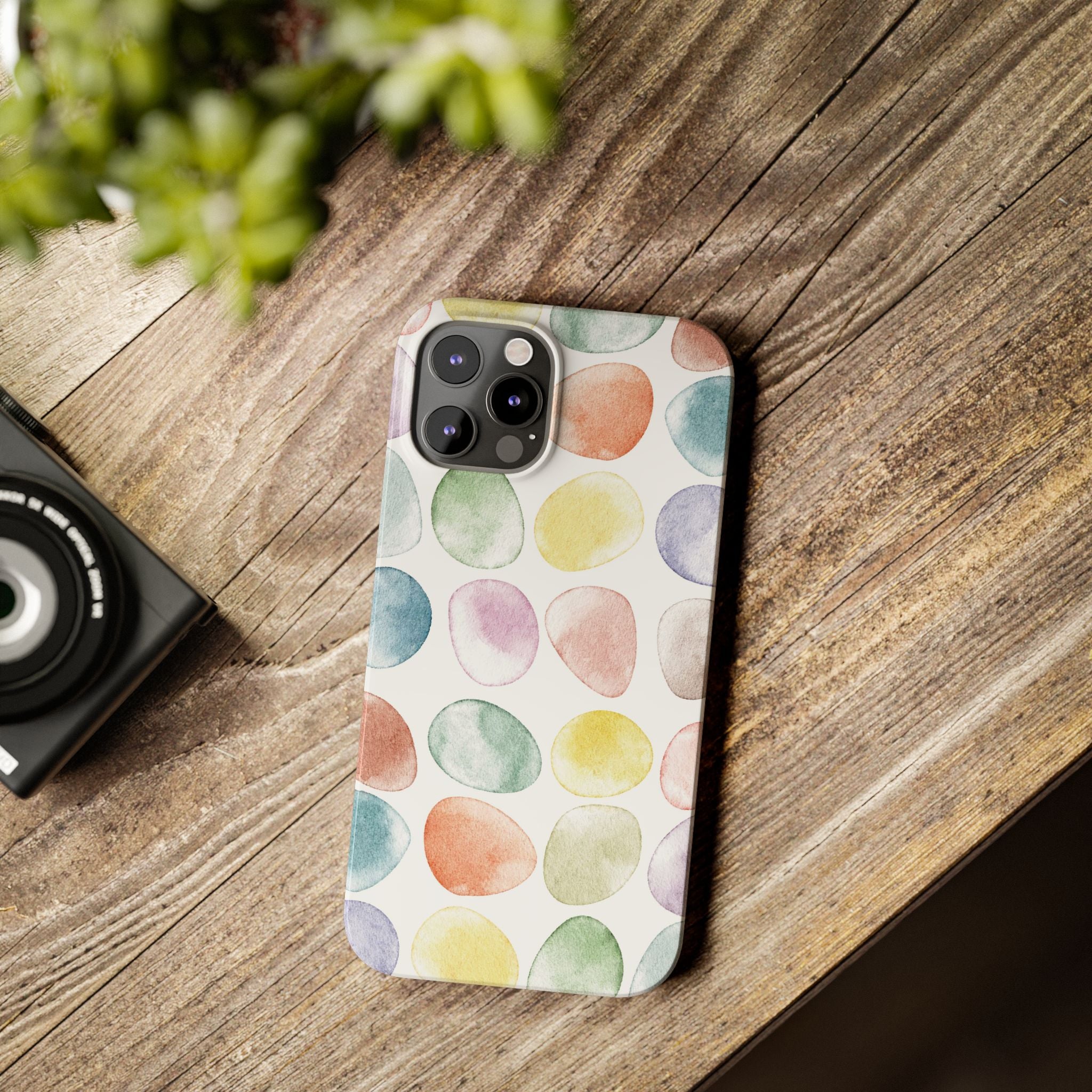 Colorful Watercolor Organic Circle Phone Cases