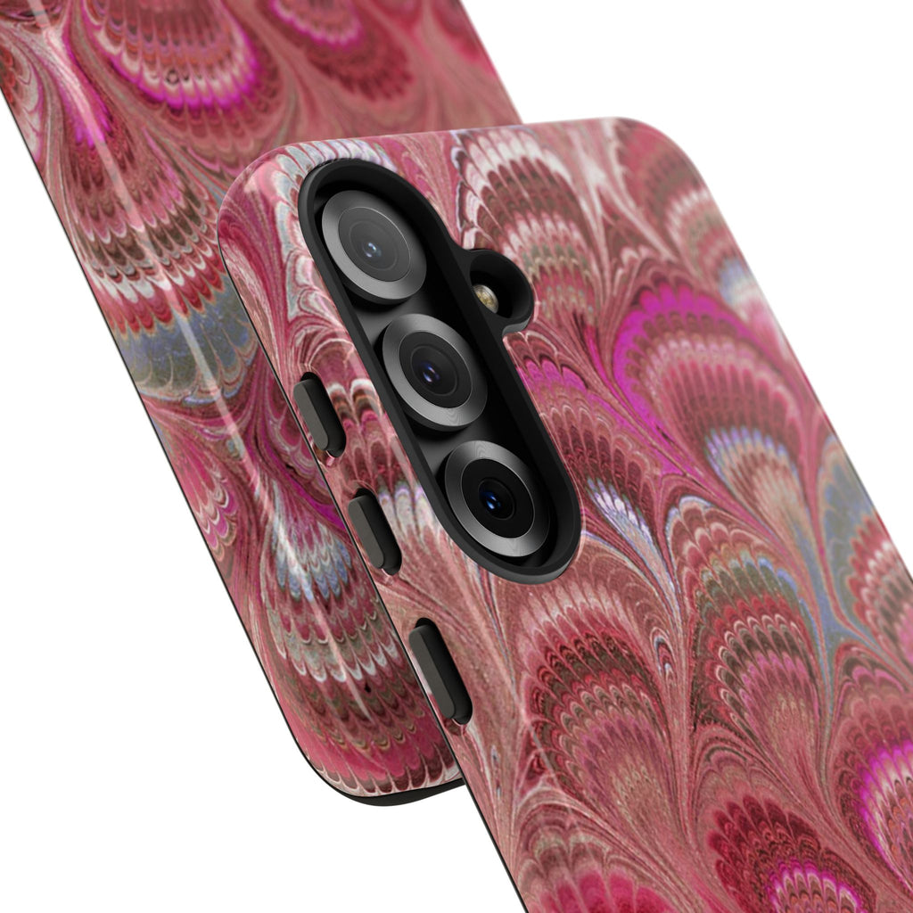 Shades of Pink Marbled Phone Case — Tough Protective Phone Cover