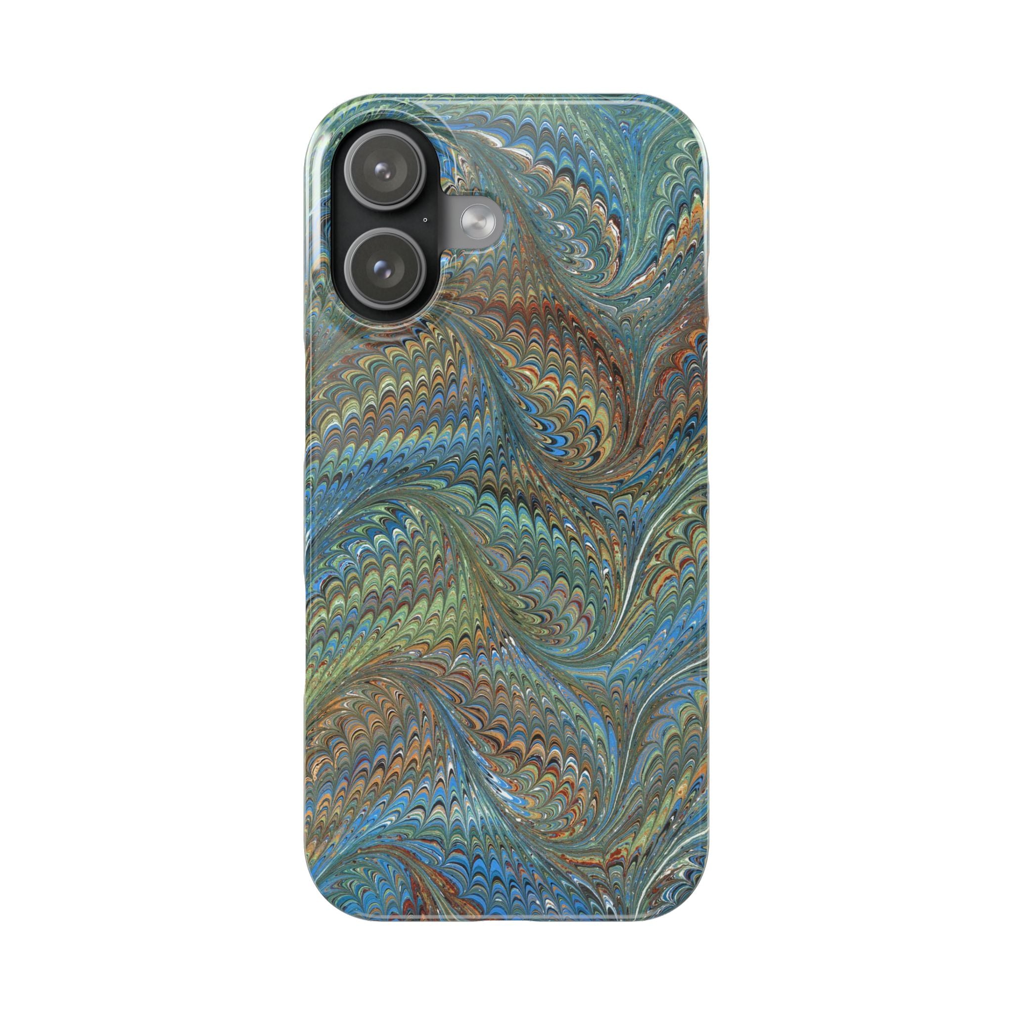 Blue and Green Swirl