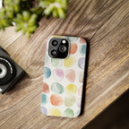 Colorful Watercolor Organic Circle Phone Cases