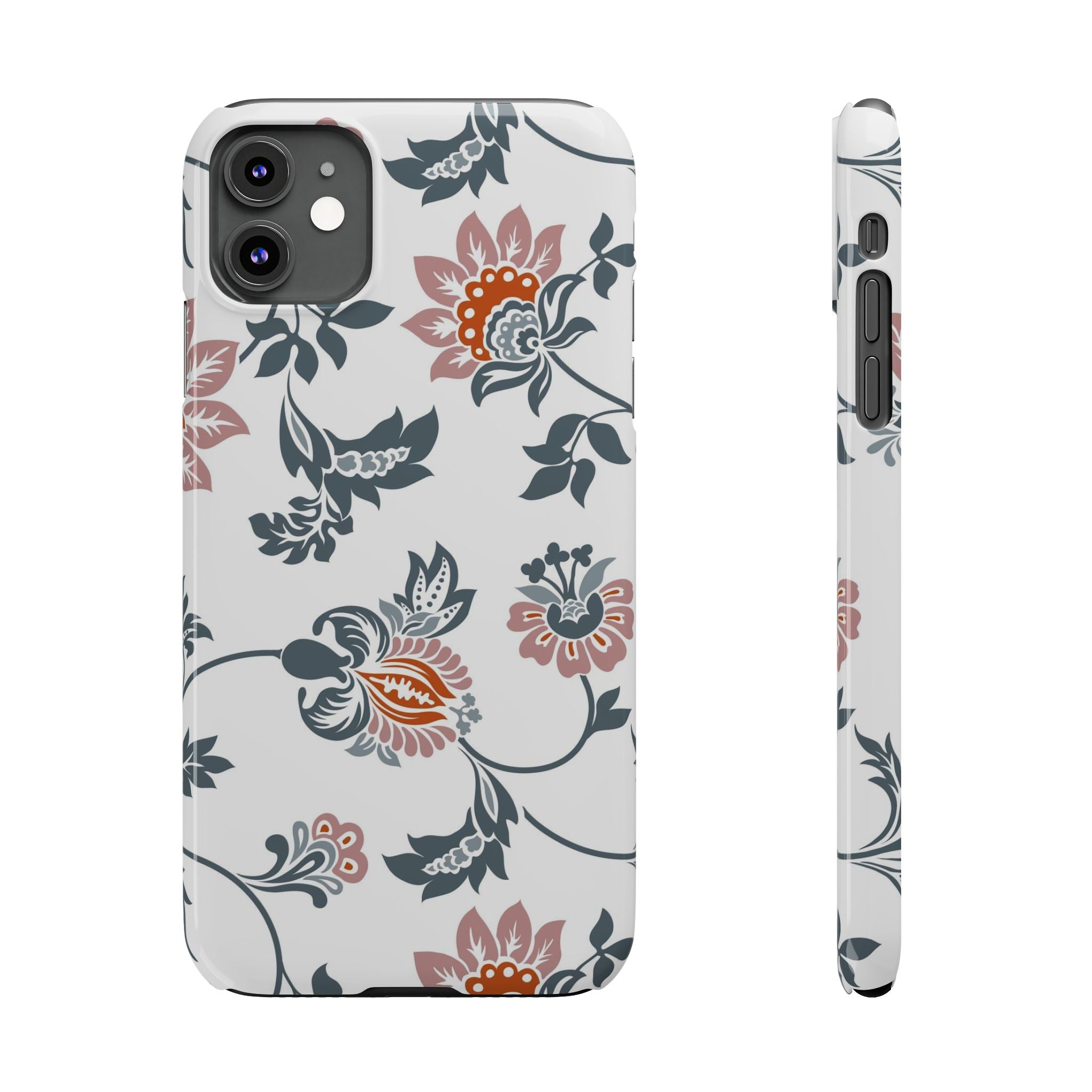 Pink and Green Floral