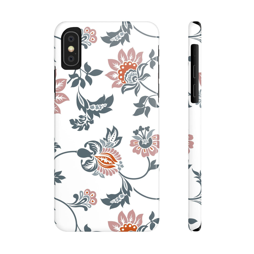 Pink and Green Floral
