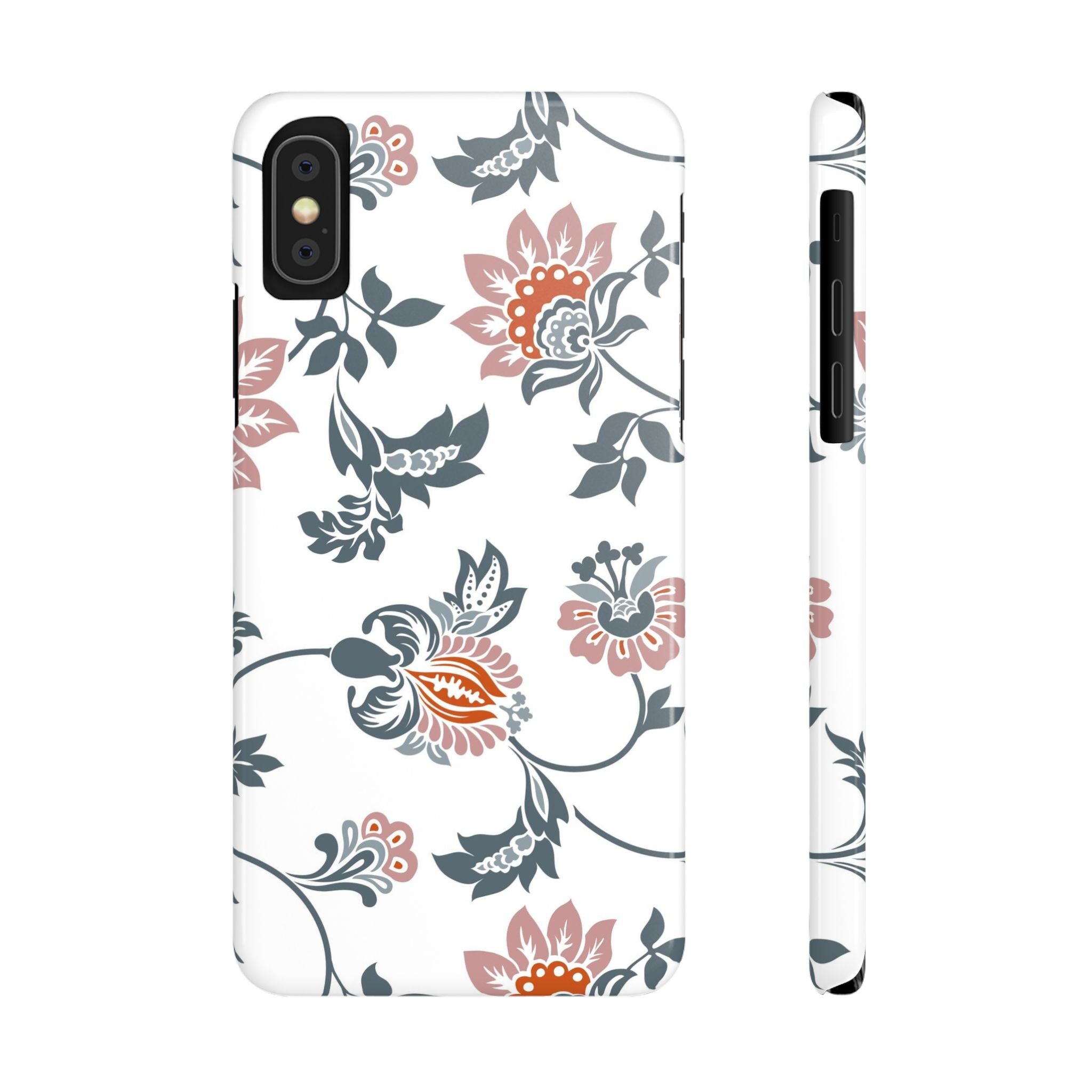 Pink and Green Floral