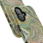 Green Pastel Italian Marble Design Magnetic MAG SAFE High Impact iPhone Cases