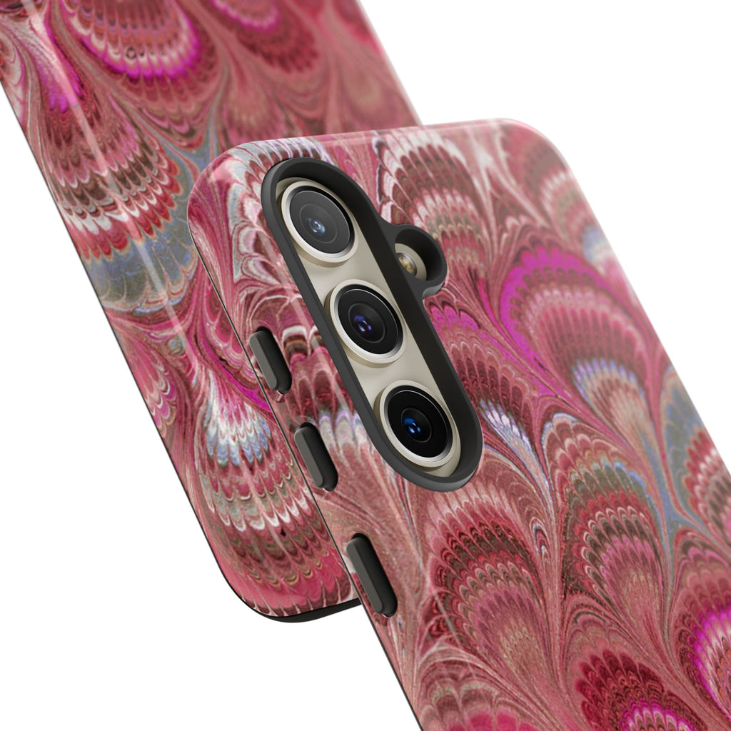 Shades of Pink Marbled Phone Case — Tough Protective Phone Cover