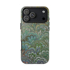 Green Pallet Marbled Peacock - Dual Layer Phone Case