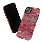 Shades of Pink Marbled Phone Case — Tough Protective Phone Cover