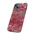 Shades of Pink Marbled Phone Case — Tough Protective Phone Cover