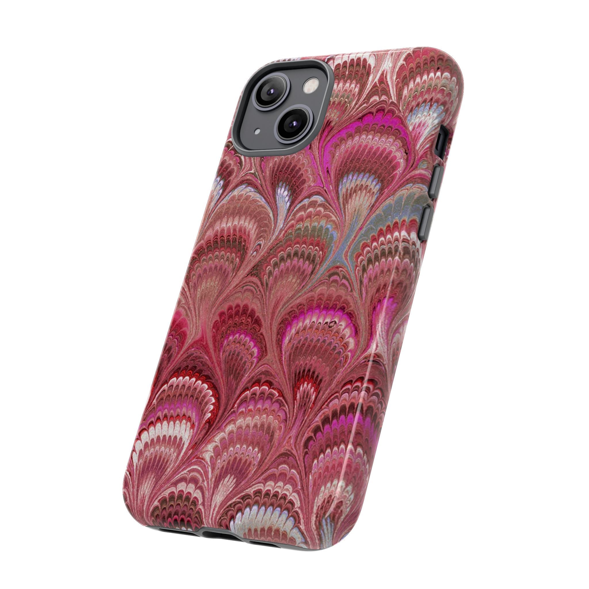 Shades of Pink Marbled Phone Case — Tough Protective Phone Cover