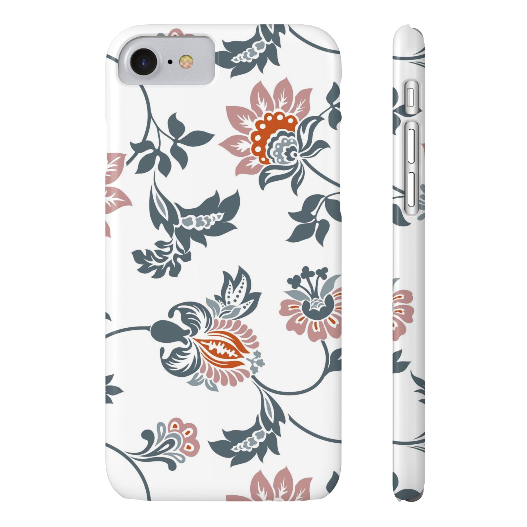 Pink and Green Floral