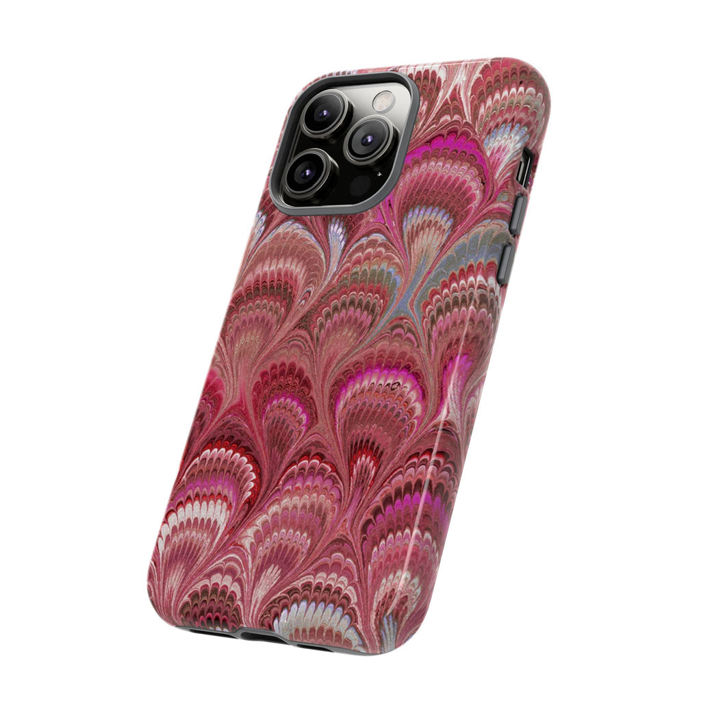 Shades of Pink Marbled Phone Case — Tough Protective Phone Cover