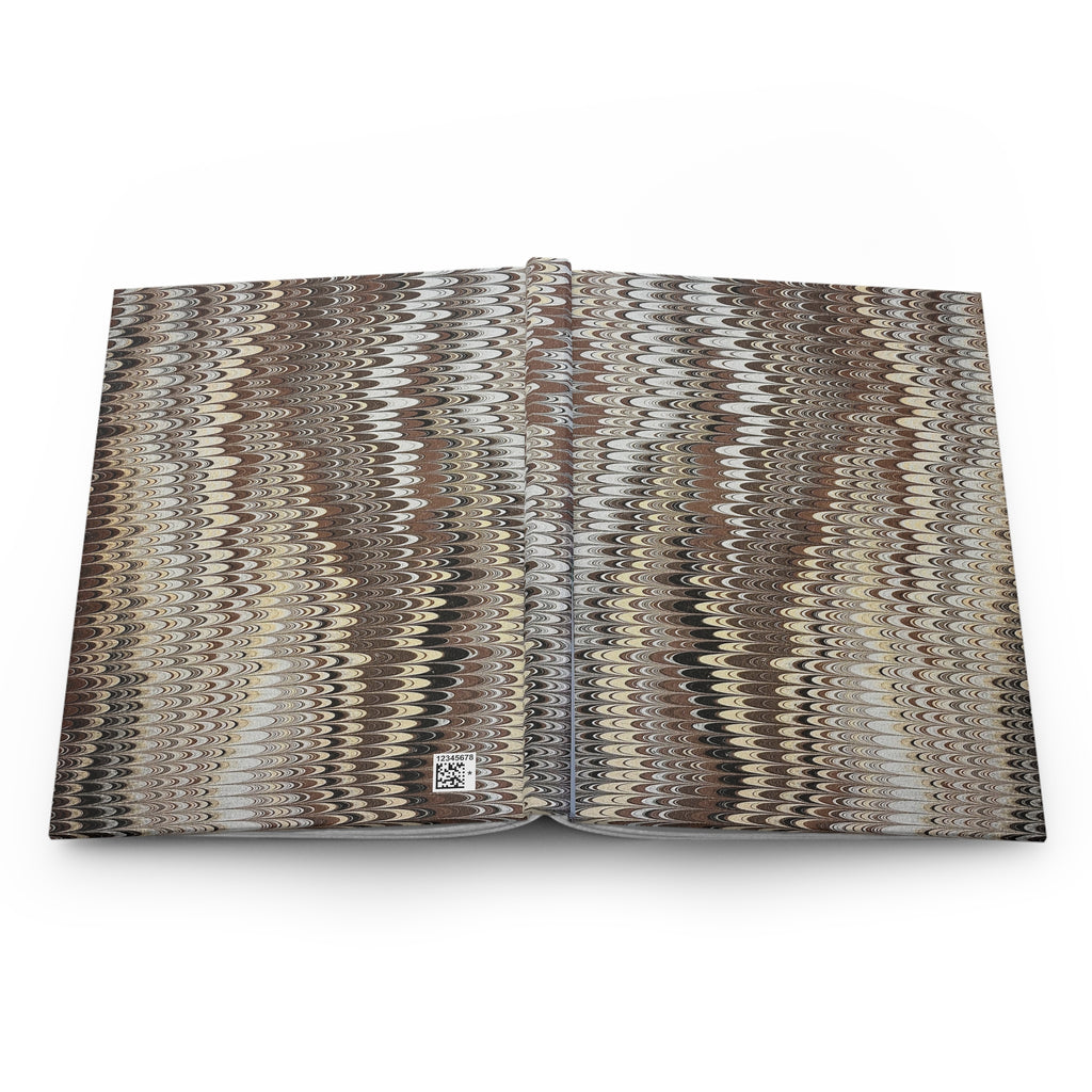 Beige Vintage Italian Marbled Hardcover Journal