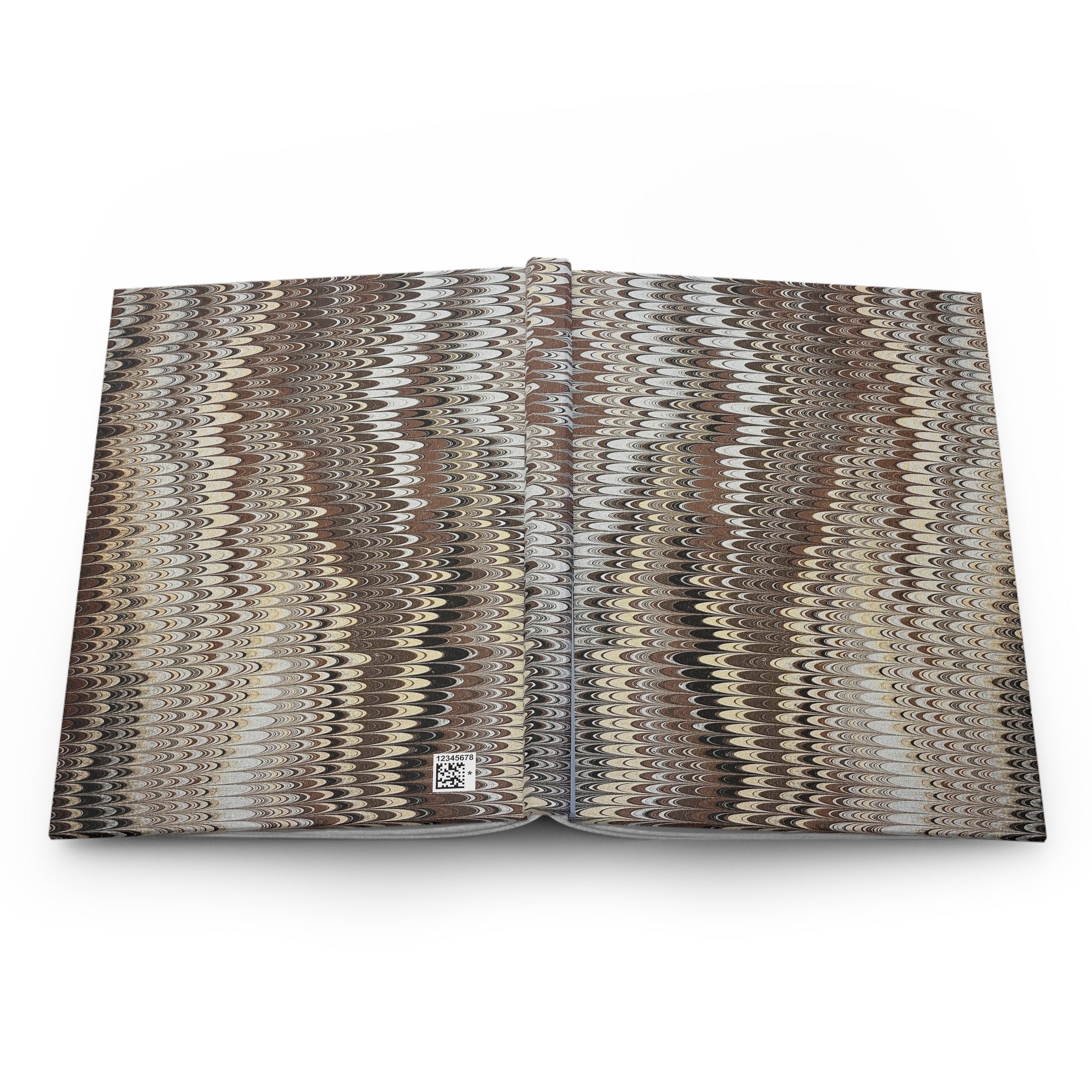 Beige Vintage Italian Marbled Hardcover Journal