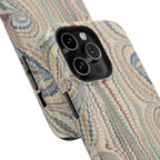 Italian Beige & Blue Marble Phone Case — Impact-Resistant Durable Case for Apple & Samsung
