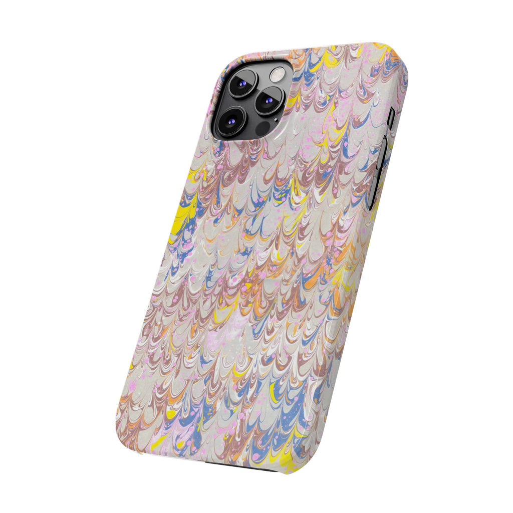 Multi-Color Italian Marbled Designed, Slim Phone Cases, Case-Mate