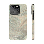 Mint + Green Italian Marbled Phone Case, Mag Safe