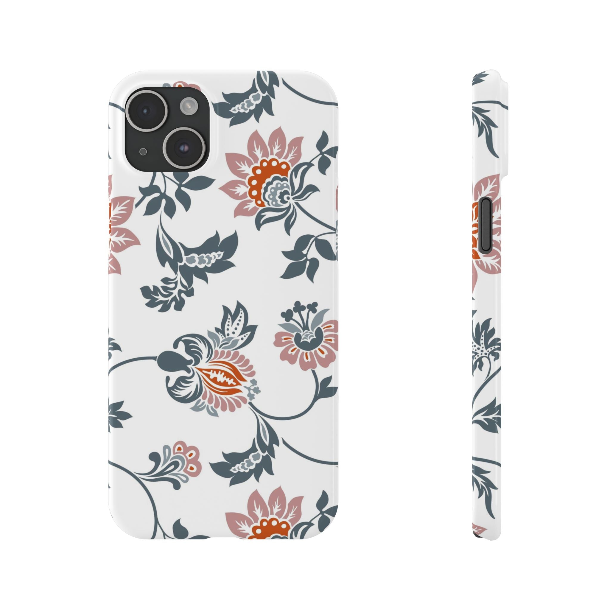 Pink and Green Floral