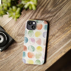 Colorful Watercolor Organic Circle Phone Cases
