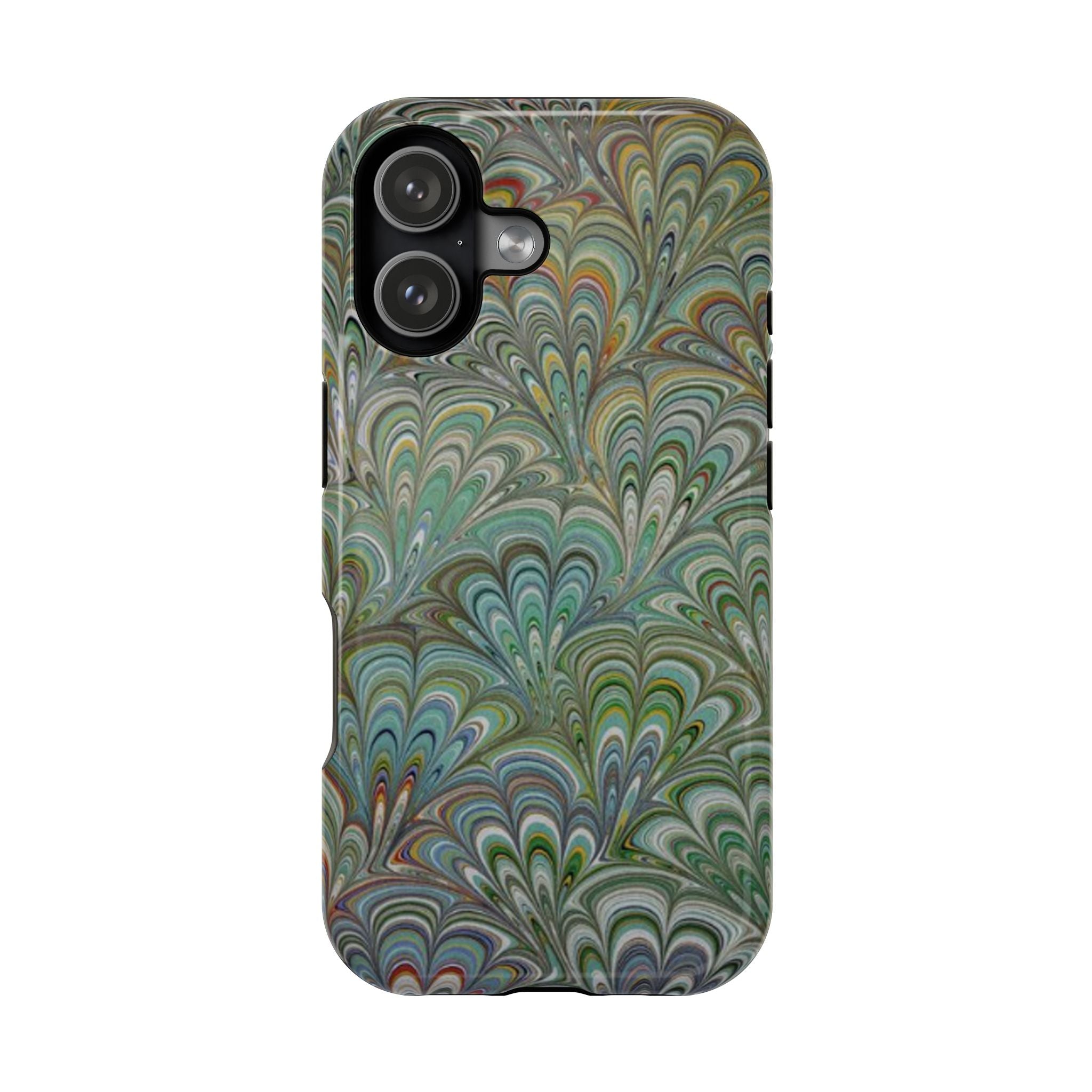 Italian Peacock Green Highly Durable Phone Case for Apple + Samsung