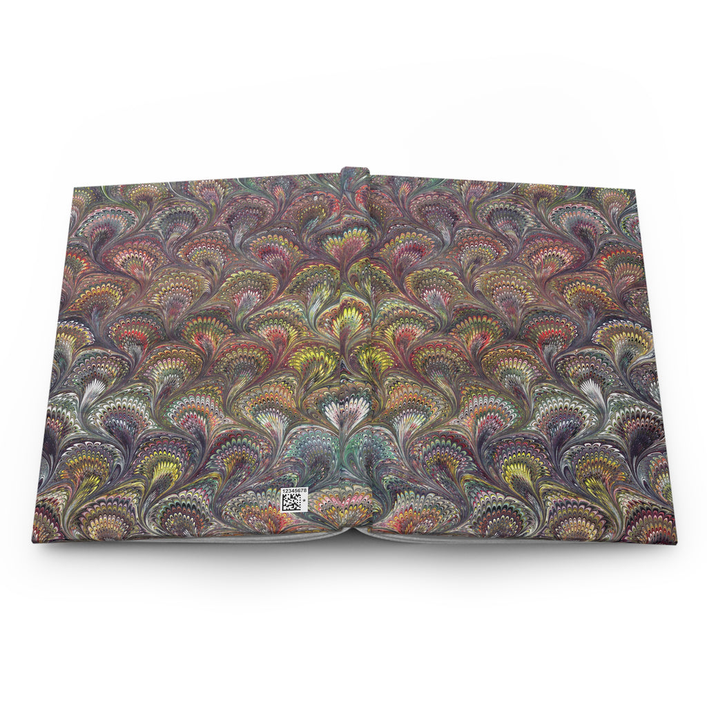 Feather Marble Journal