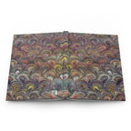 Feather Marble Journal