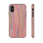 Pink Pastels Feather Marbled Vintage Design iPhone 16 + Samsung + Apple + Google - all models