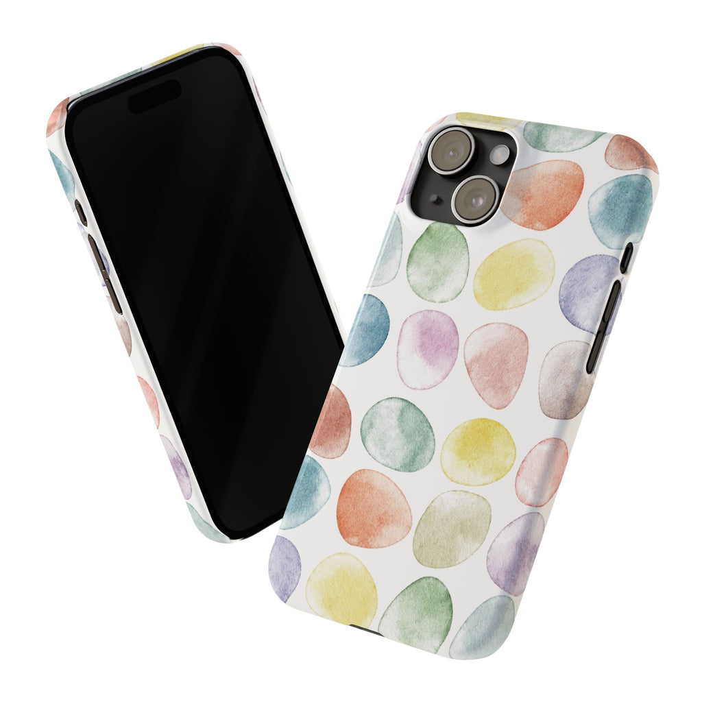 Colorful Watercolor Organic Circle Phone Cases