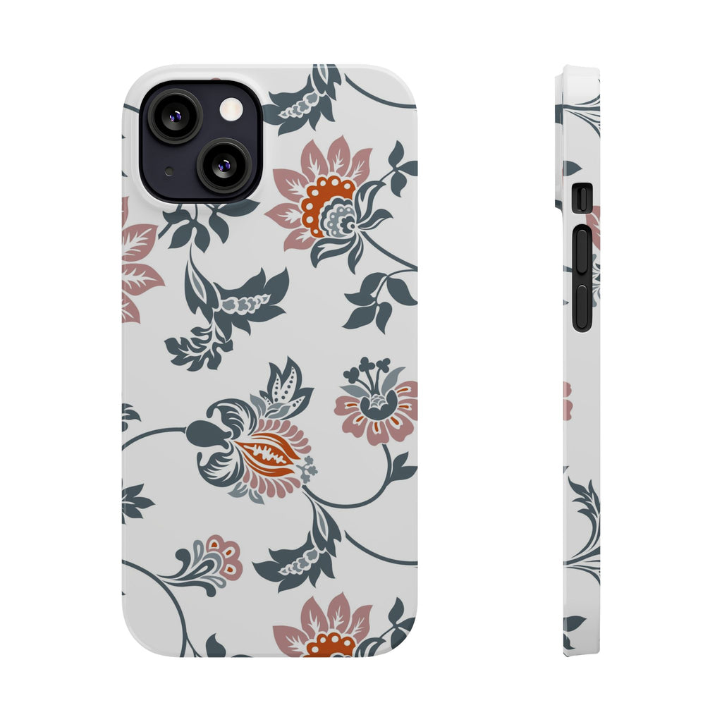 Pink and Green Floral