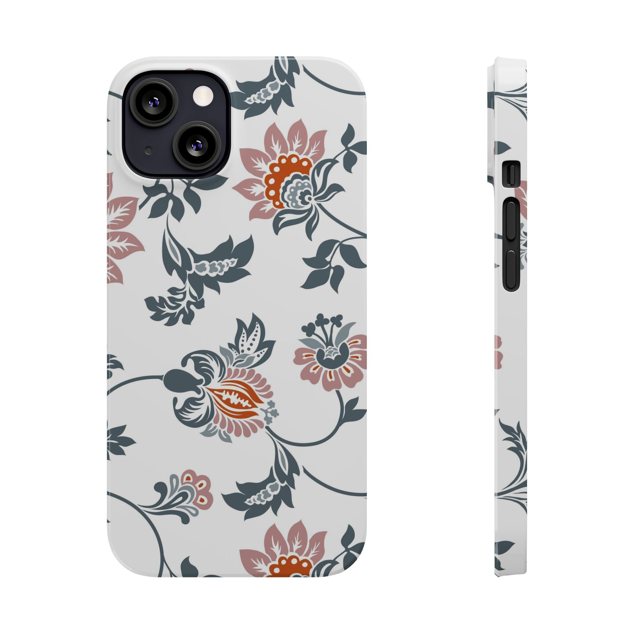 Pink and Green Floral