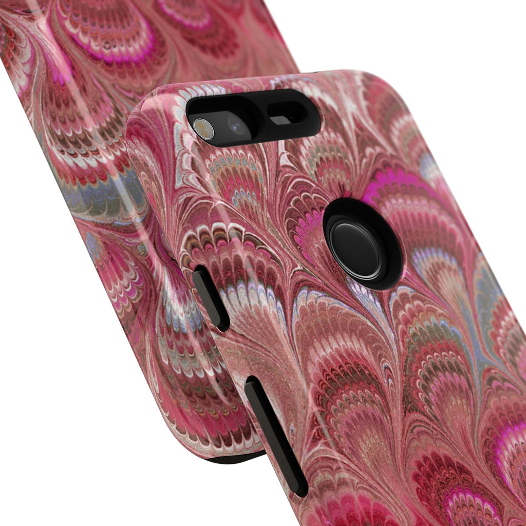 Shades of Pink Marbled Phone Case — Tough Protective Phone Cover