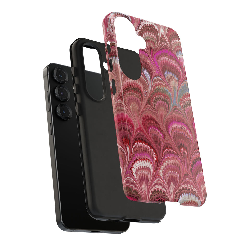 Shades of Pink Marbled Phone Case — Tough Protective Phone Cover