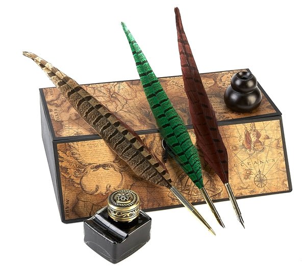 Pheasant Feather Ballpoint Pen - Refillable